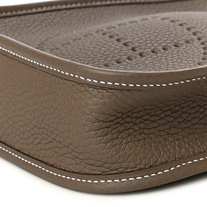 Hermes Taurillon Clemence Evelyne TPM Etoupe 9 of 12
