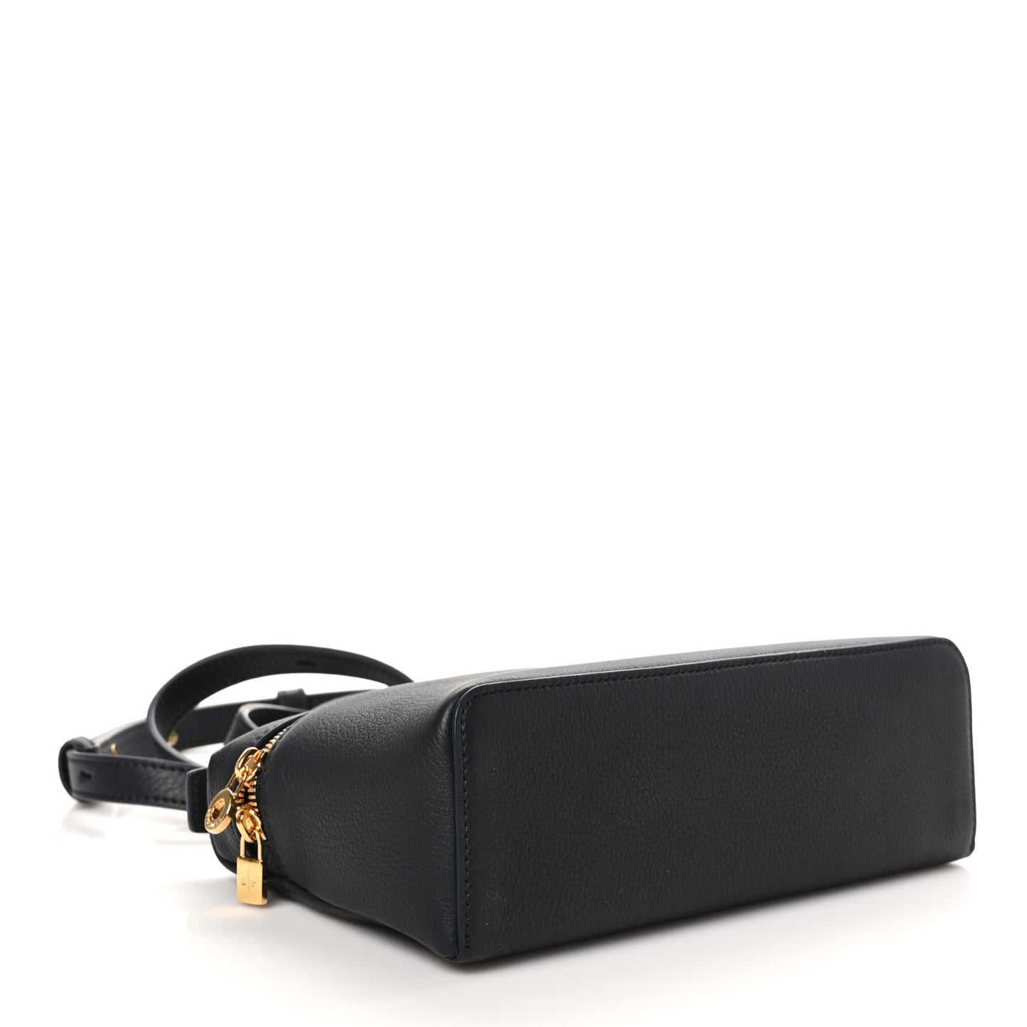 Grained Calfskin L19 Extra Pocket Pouch Navy Blue