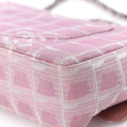 Chanel Nylon Medium Travel Flap Pink 10 of 25