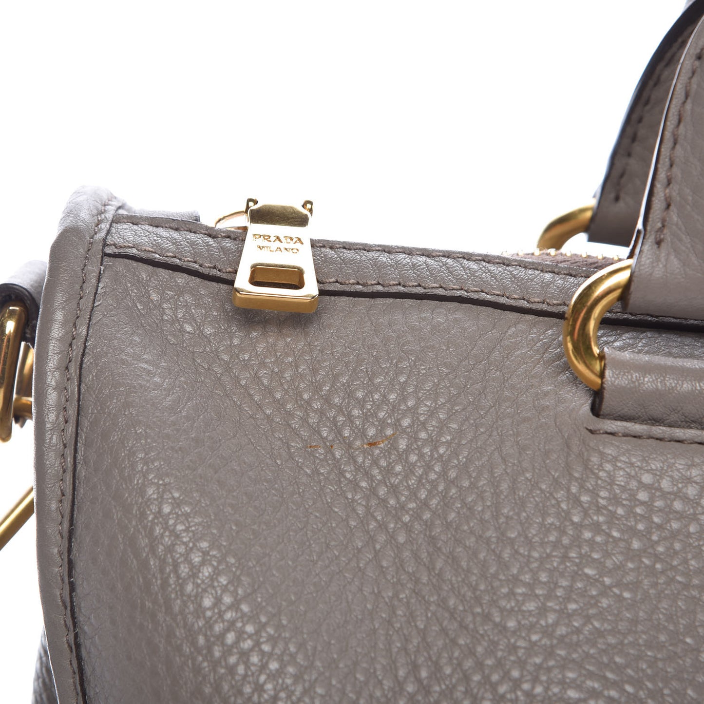 Vitello Daino Shopping Satchel Argilla