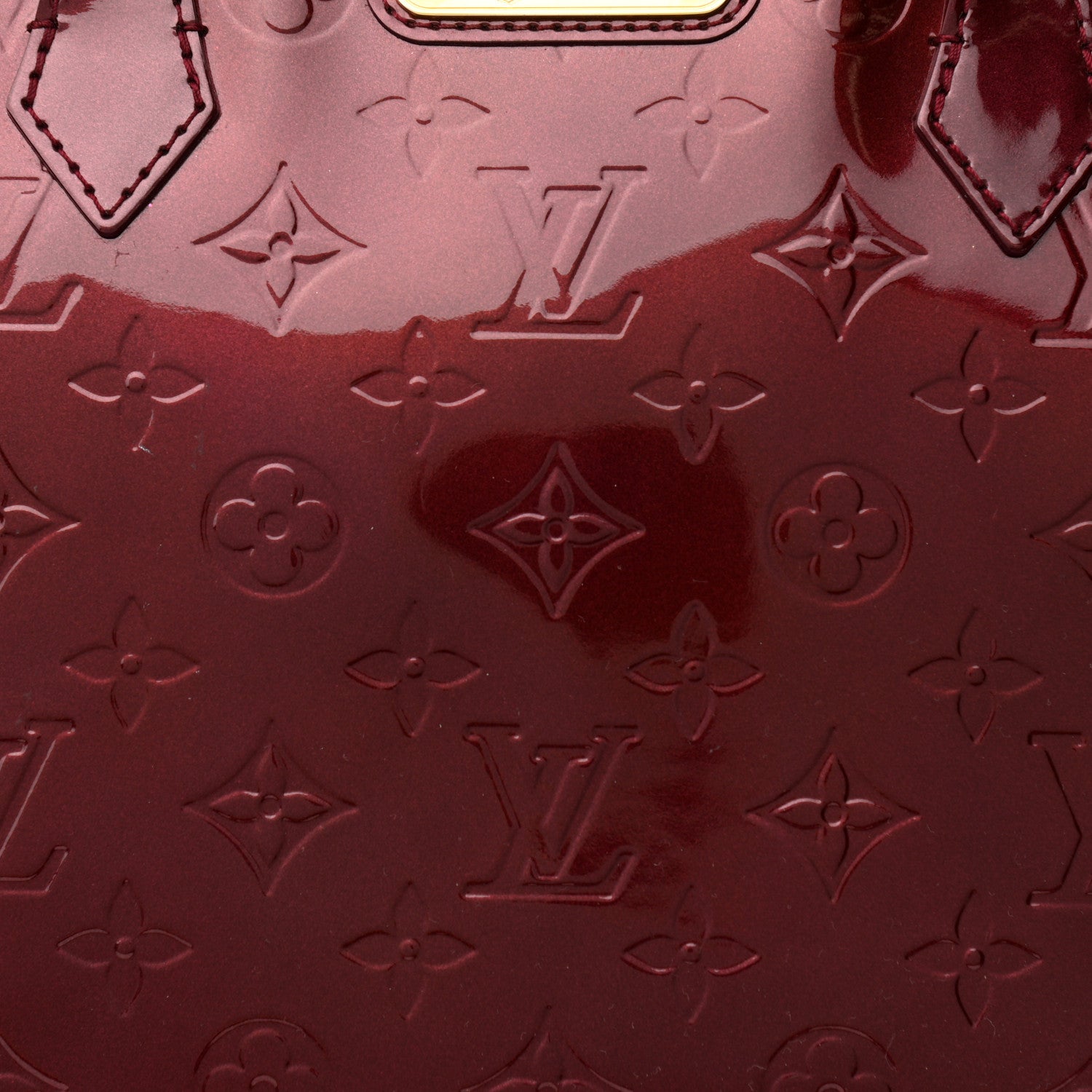 Louis Vuitton Vernis Wilshire MM Rouge Fauviste 7 of 9