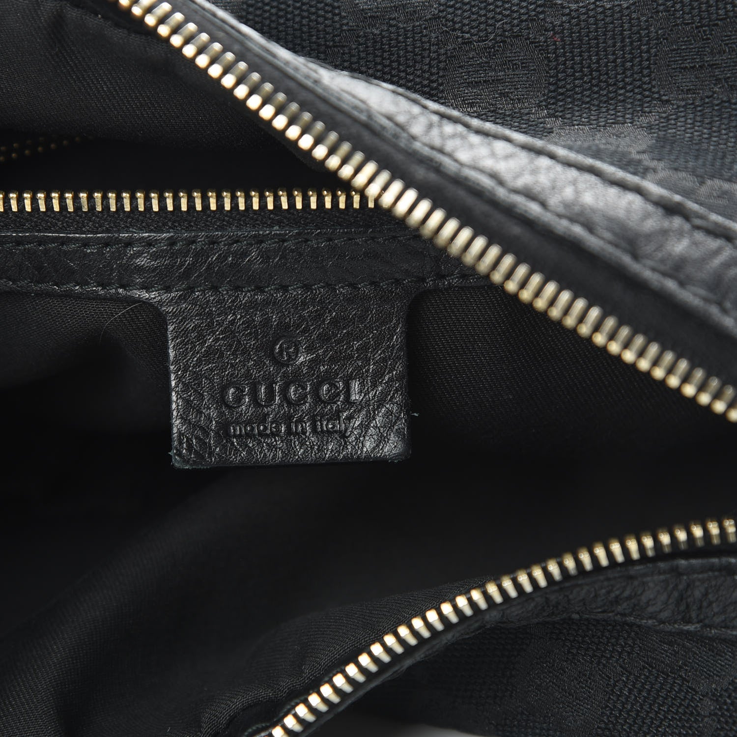 Gucci Monogram Medium Charlotte Hobo Black 6 of 10