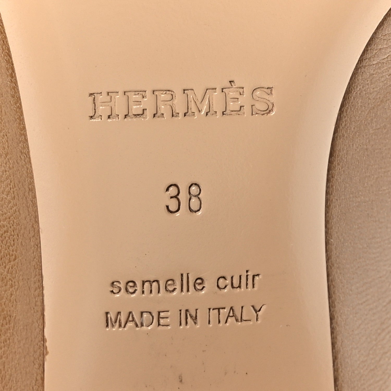 Hermes Goatskin Paradis Mules 38 Taupe 8 of 8