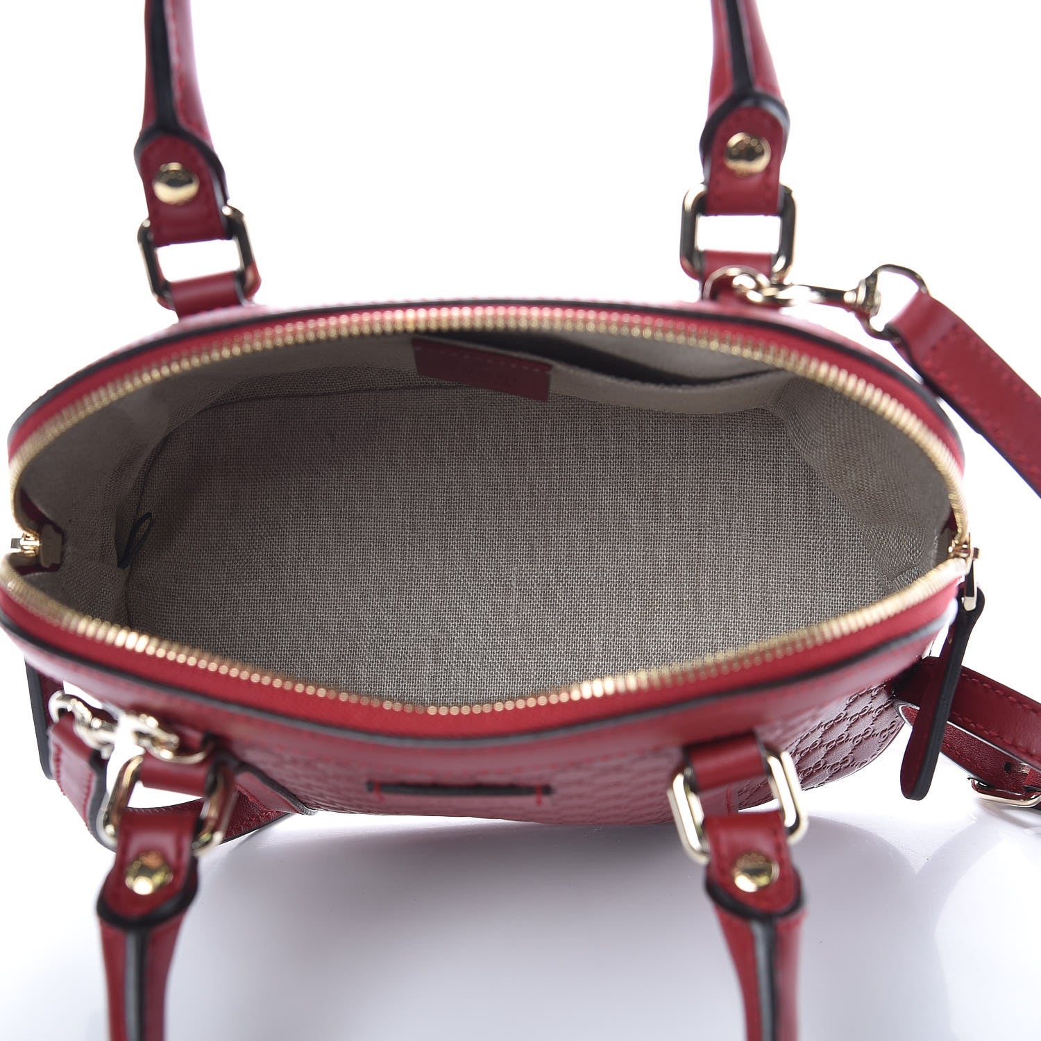 Gucci Soft Microguccissima Mini Dome Bag Rosso 5 of 9