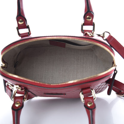Gucci Soft Microguccissima Mini Dome Bag Rosso 5 of 9