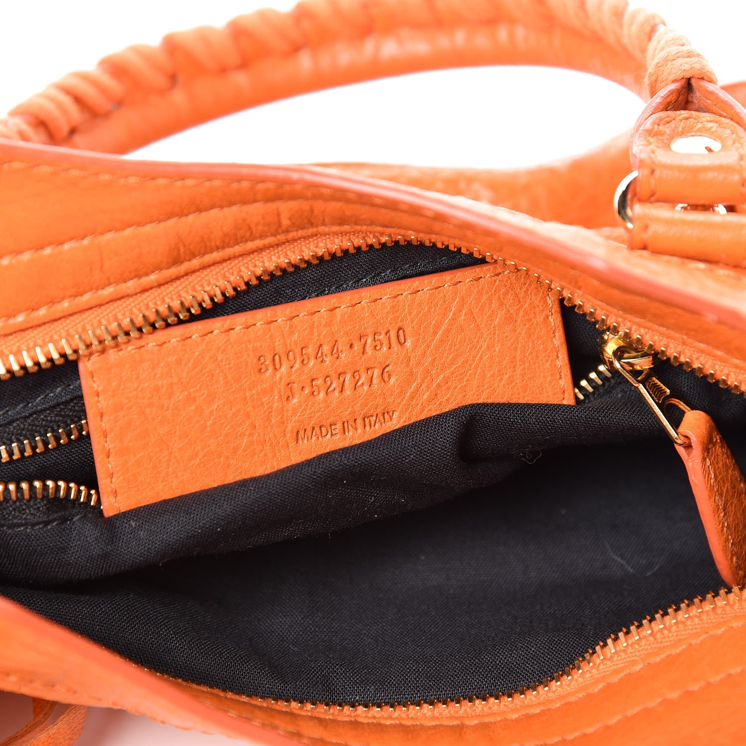 Balenciaga Agneau Giant 12 Gold Hardware Mini City Tangerine 6 of 6