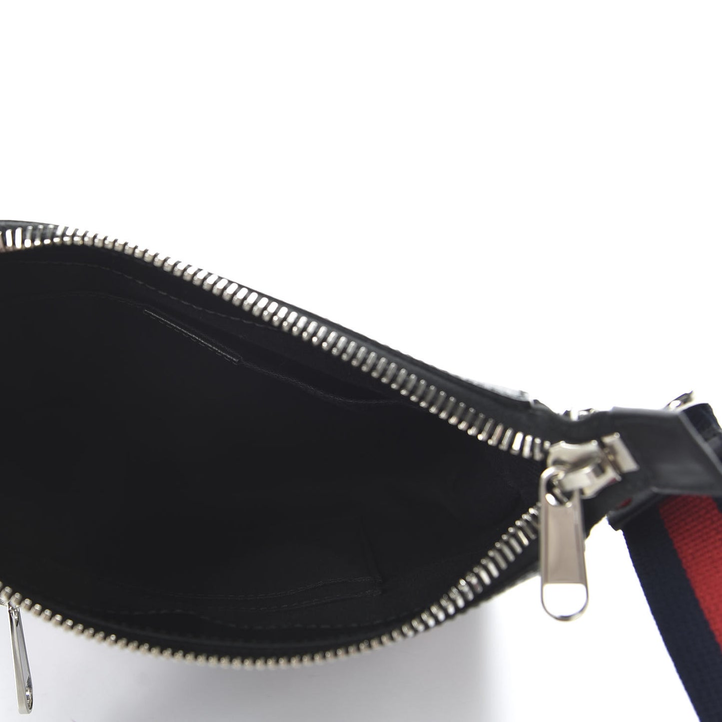 GG Supreme Monogram Night Courrier Flat Messenger Bag Black Multicolor