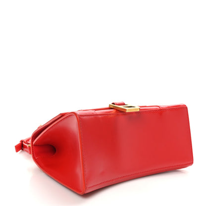Balenciaga Shiny Box Calfskin Small Hourglass Top Handle Bag Bright Red 4 of 11