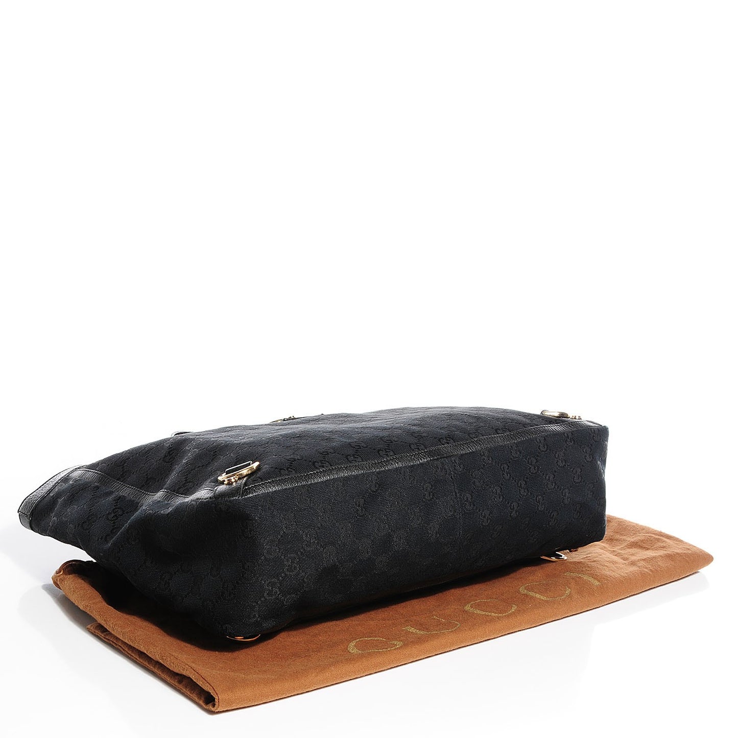 Monogram Large Abbey Tote Black