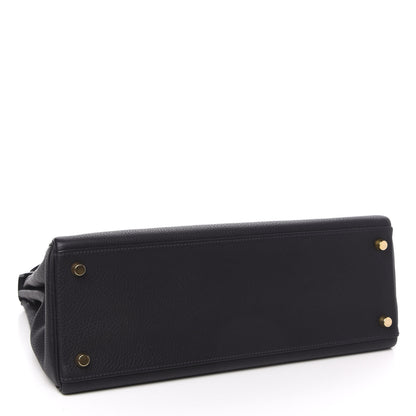 Hermes Togo Kelly Retourne 32 Indigo 4 of 11