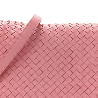 Bottega Veneta Nappa Intrecciato Messenger Bag Petal Pink 8 of 11