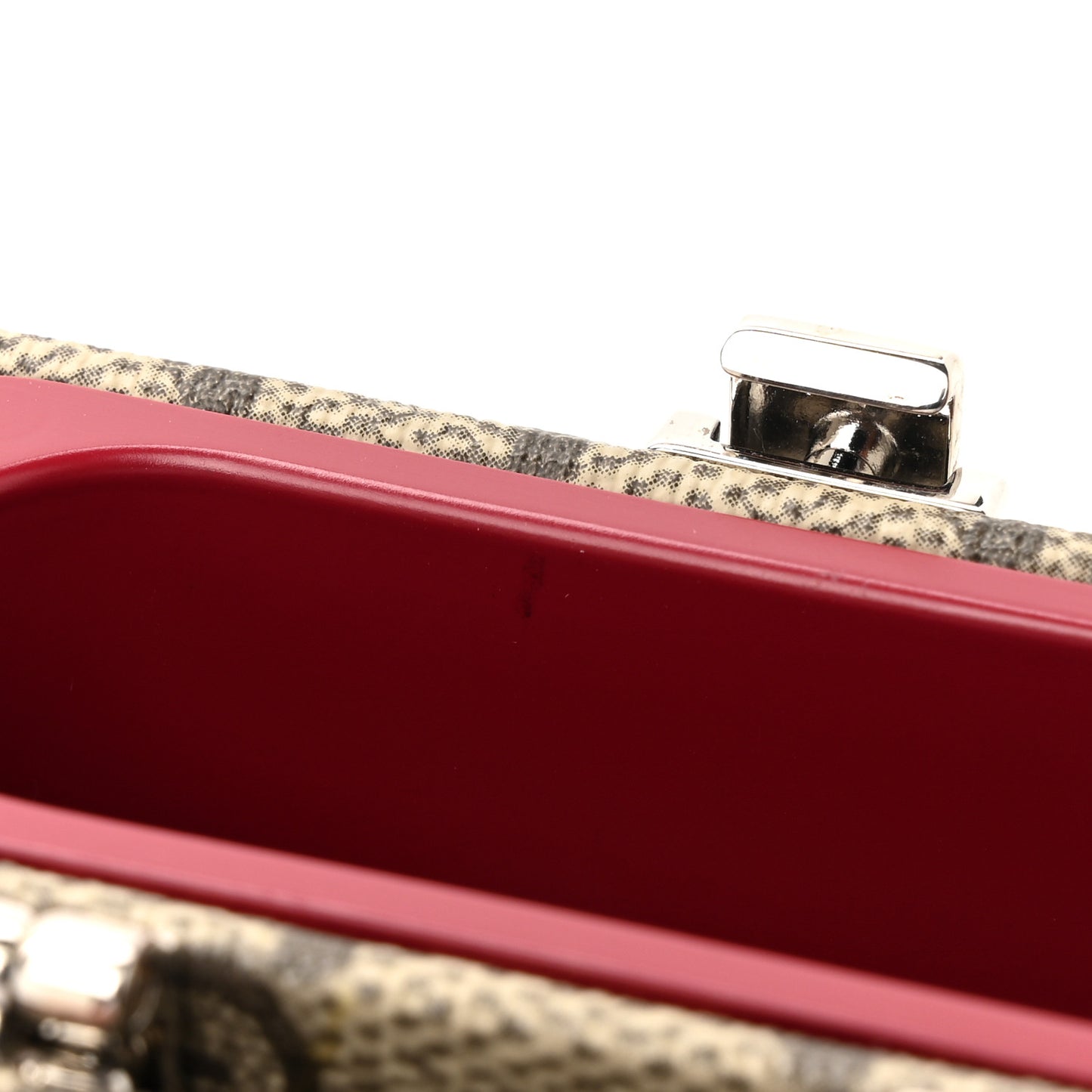 GG Supreme Monogram AirPods Pro Case Beige Ebony