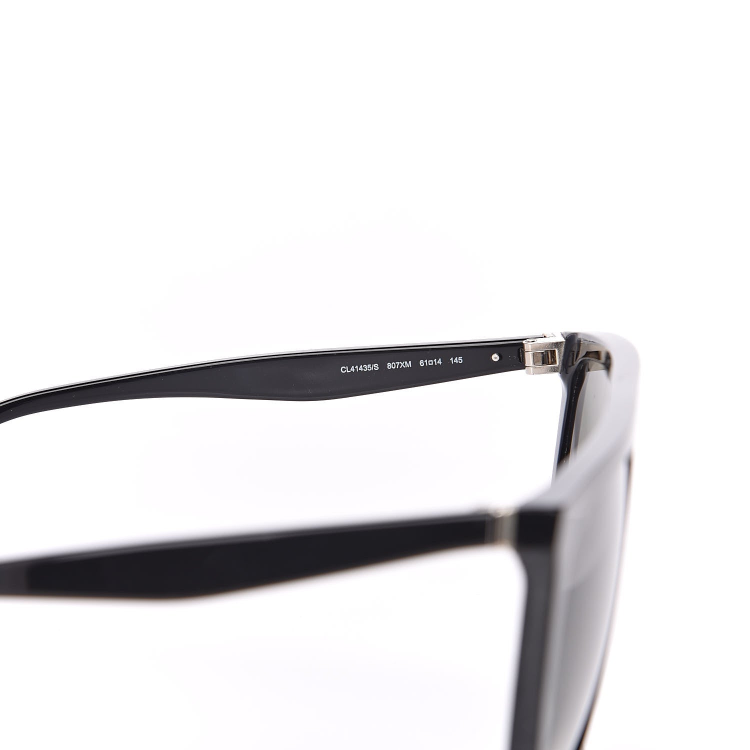Celine Acetate Thin Shadow Sunglasses CL41435/S Black 5 of 6