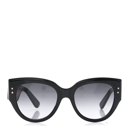 Gucci Acetate Oversized Rectangle Frame Web Sunglasses GG3864/S Black 2 of 8