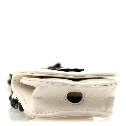 Chanel Caviar Quilted My Everything Airpods Pro Holder Belt White 4 of 13