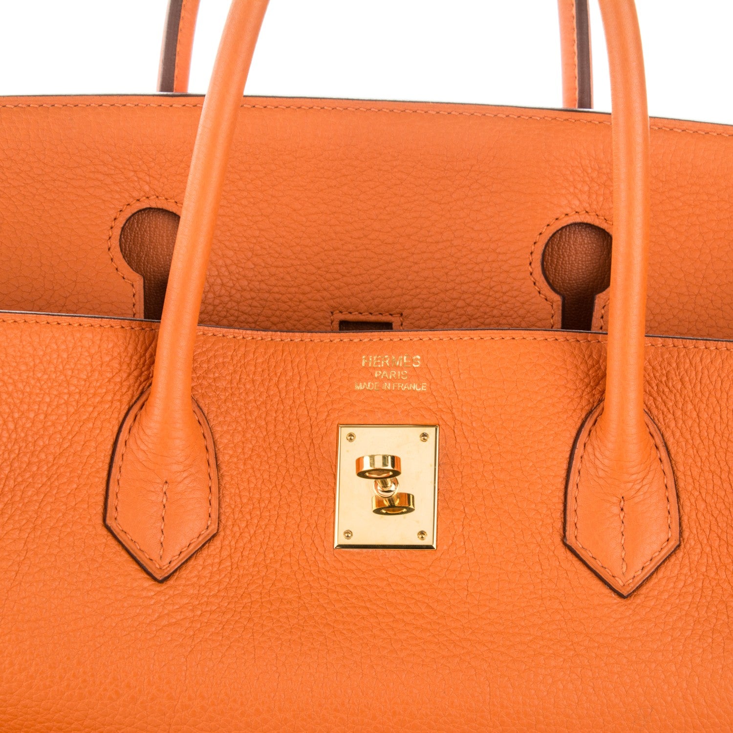 Hermes Togo Birkin 40 Orange 16 of 23