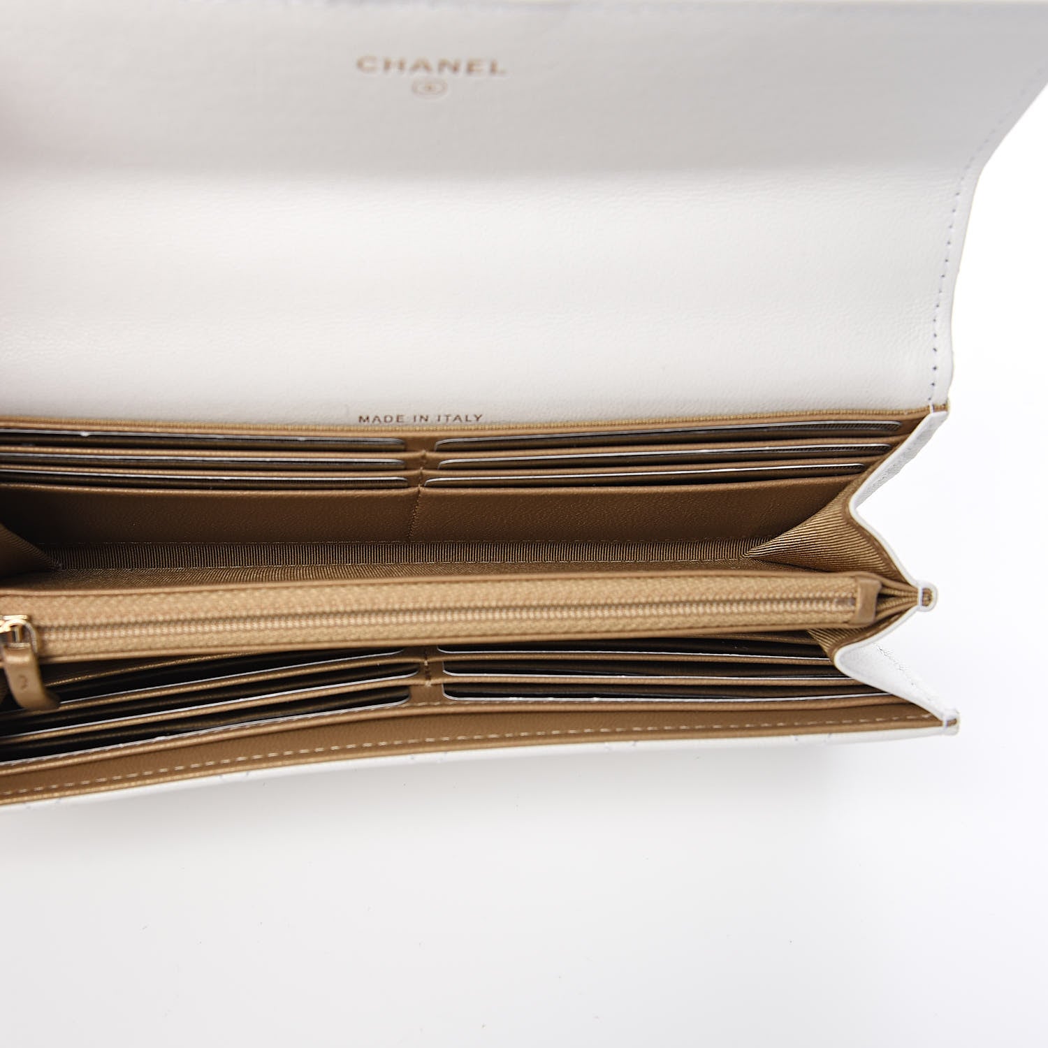 Chanel Lambskin Quilted Chic Pearls Clutch With Chain White 5 of 10