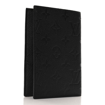 Louis Vuitton Empreinte Monogram Passport Cover Black 3 of 6