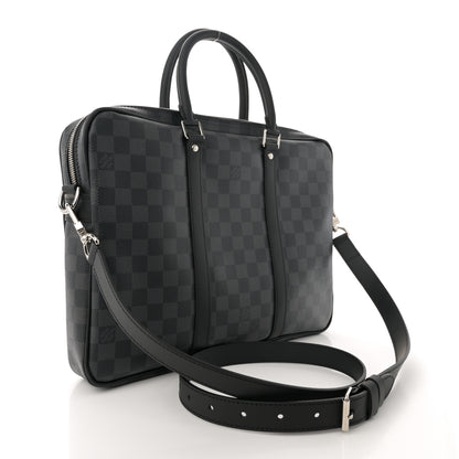 Louis Vuitton Damier Graphite Porte Documents Voyage PM 3 of 9