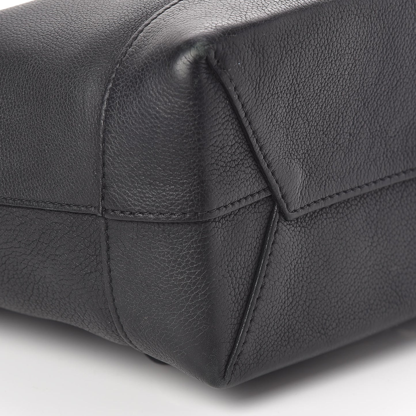 Calfskin Lockme Backpack Black