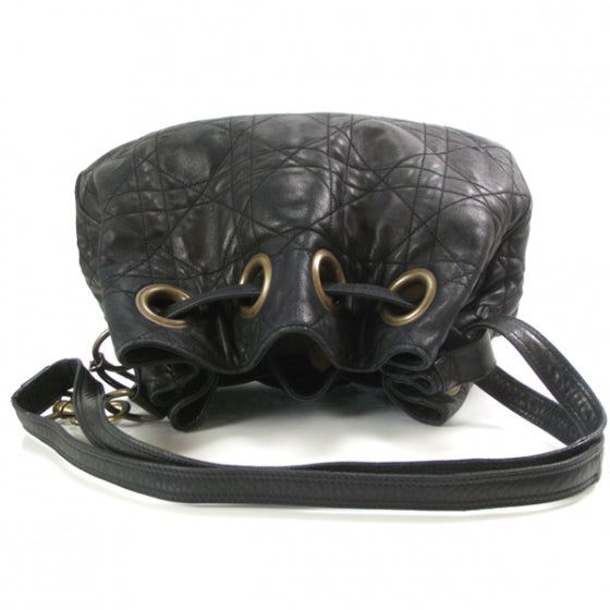 Leather Medium Cannage Bag