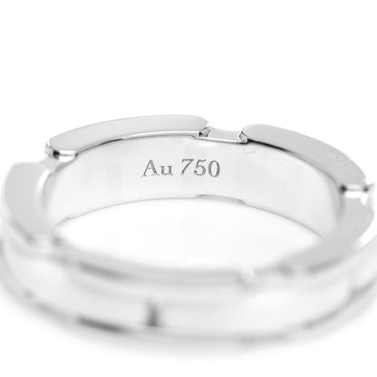 Chanel 18K White Gold Ceramic Small Ultra Ring White 49 4.75 4 of 6