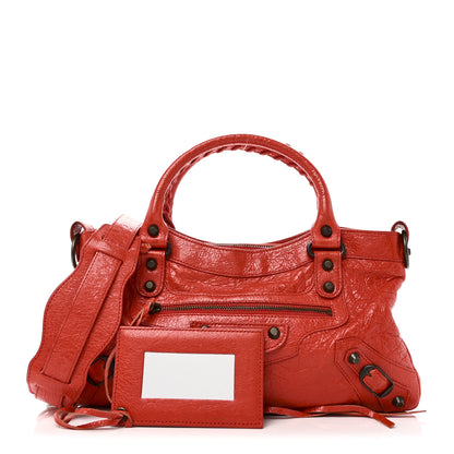 Balenciaga Agneau Classic Hardware First Rouge Coquelicot Rouge Braise 3 of 11