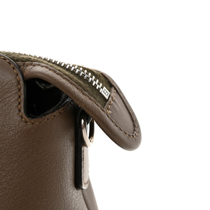 Fendi Vitello Dolce Bi-Color FF 1974 Embossed Medium By The Way Boston Bag Maya Black 12 of 14