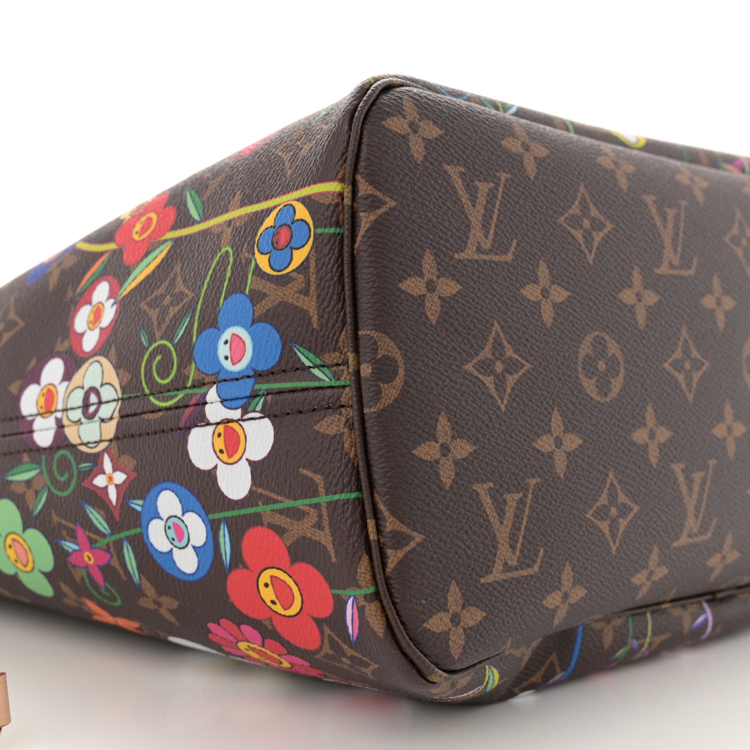 Louis Vuitton LV X TM Monogram Flowers Neverfull MM 9 of 11