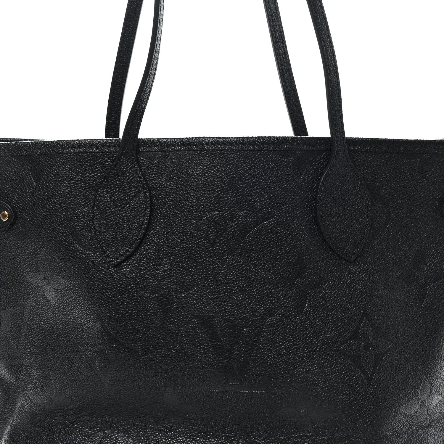 Louis Vuitton Empreinte Monogram Giant Neverfull MM Black 8 of 10
