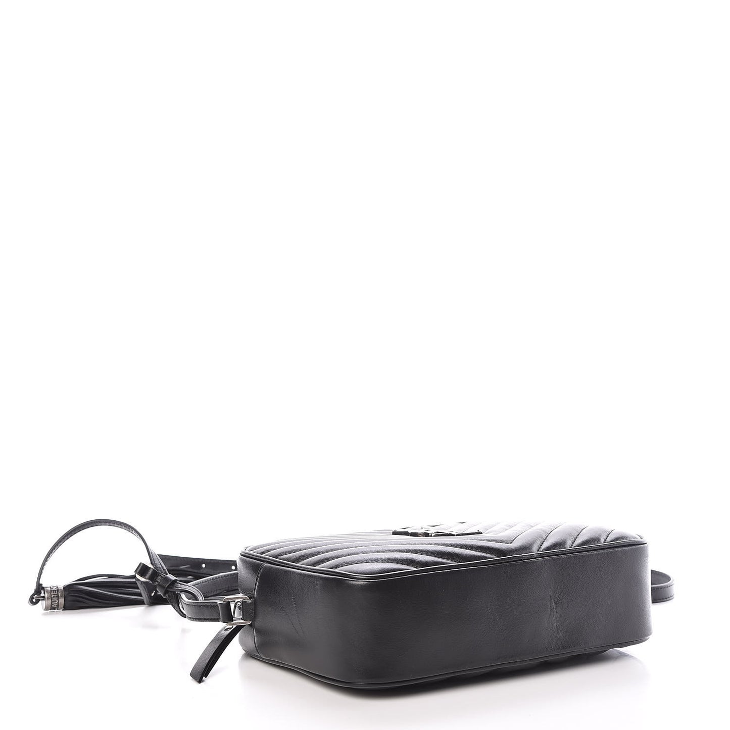 Calfskin Matelasse Monogram Lou Camera Bag Black