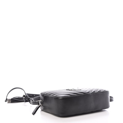 Saint Laurent Calfskin Matelasse Monogram Lou Camera Bag Black 4 of 8