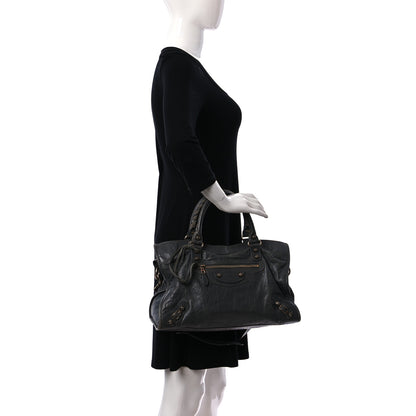 Balenciaga Agneau Giant 12 Rose Gold Hardware City Gris Tarmac 2 of 26