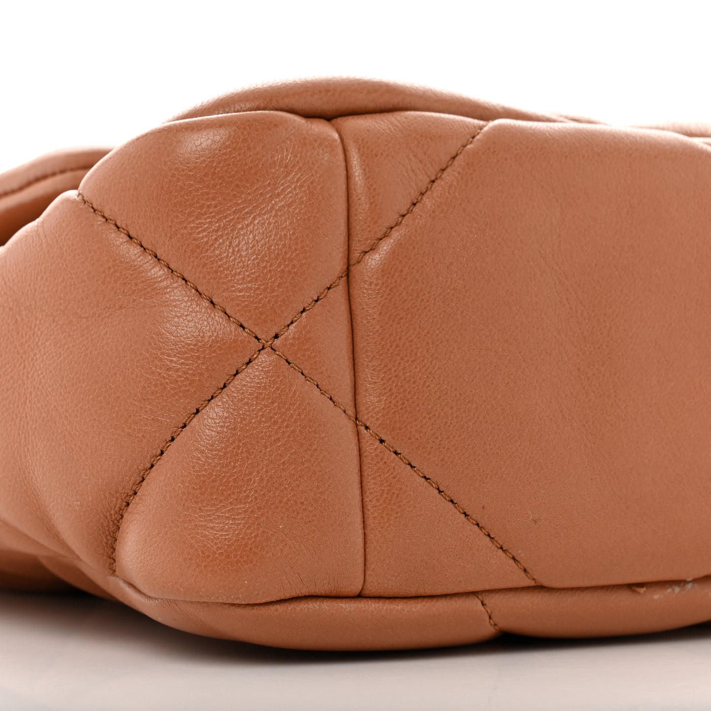 Lambskin Quilted Medium Chanel 19 Flap Brown