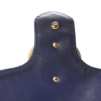 Gucci Velvet Matelasse Medium GG Marmont Shoulder Bag Cobalt Blue 12 of 15