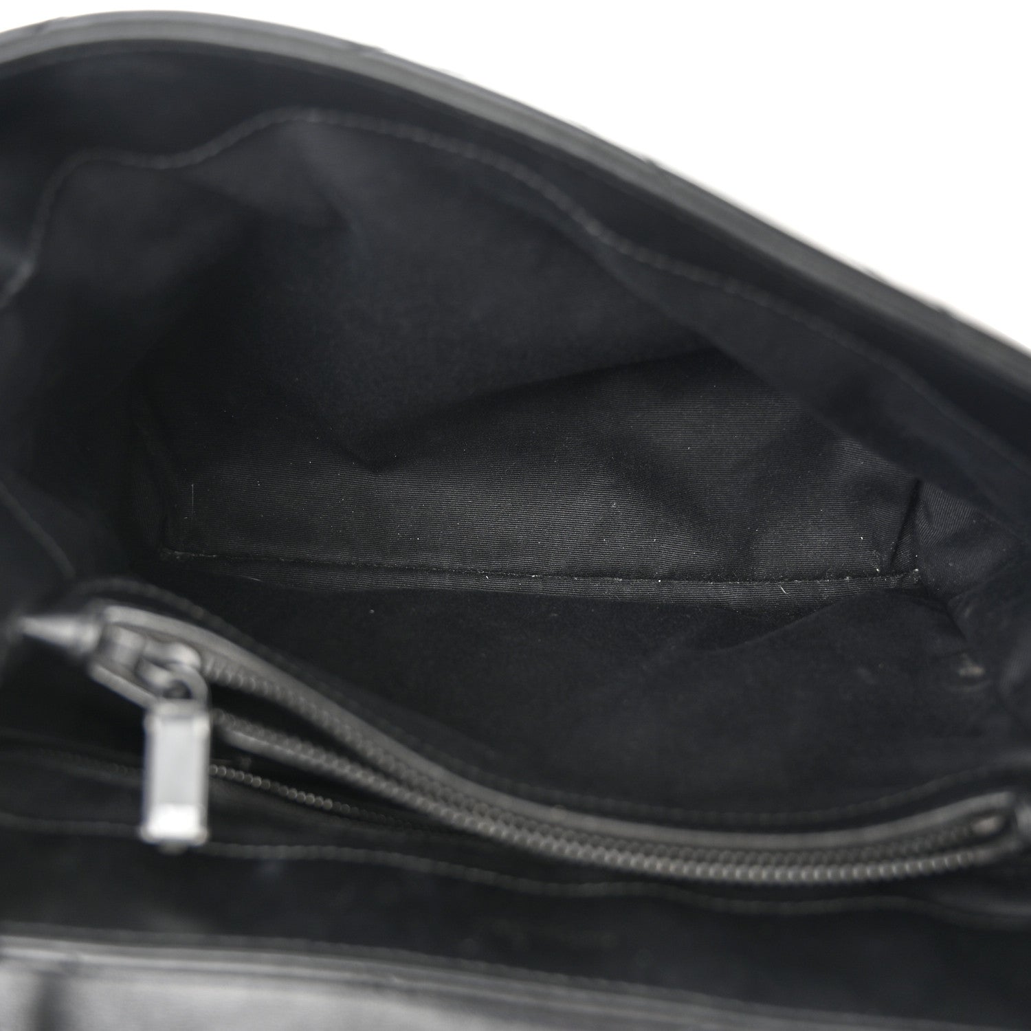 Saint Laurent Calfskin Y Quilted Monogram Monochrome Medium Loulou Chain Satchel Black 5 of 11