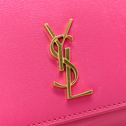 Saint Laurent Smooth Calfskin Monogram Phone Holder Crossbody Fuchsia Couture 15 of 15