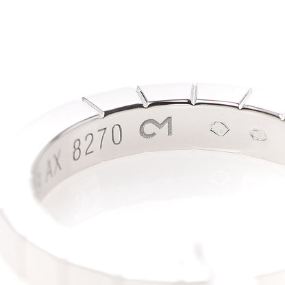 Cartier 18K White Gold Lanieres Ring 49 4.75 5 of 5