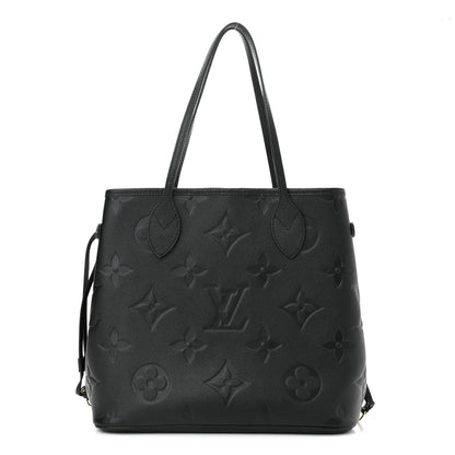 Louis Vuitton Empreinte Monogram Giant Neverfull MM Black 3 of 10