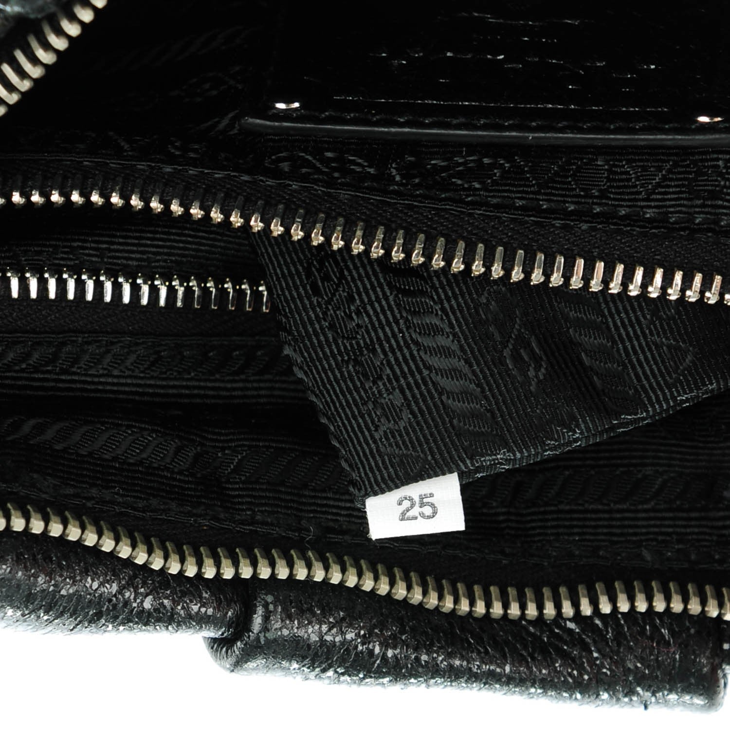 Prada Cervo Lux Chain Hobo Nero Black 7 of 8