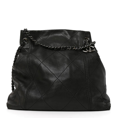 Chanel Lambskin Quilted Small Soft Touch Shoulder Bag Black 1 of 10