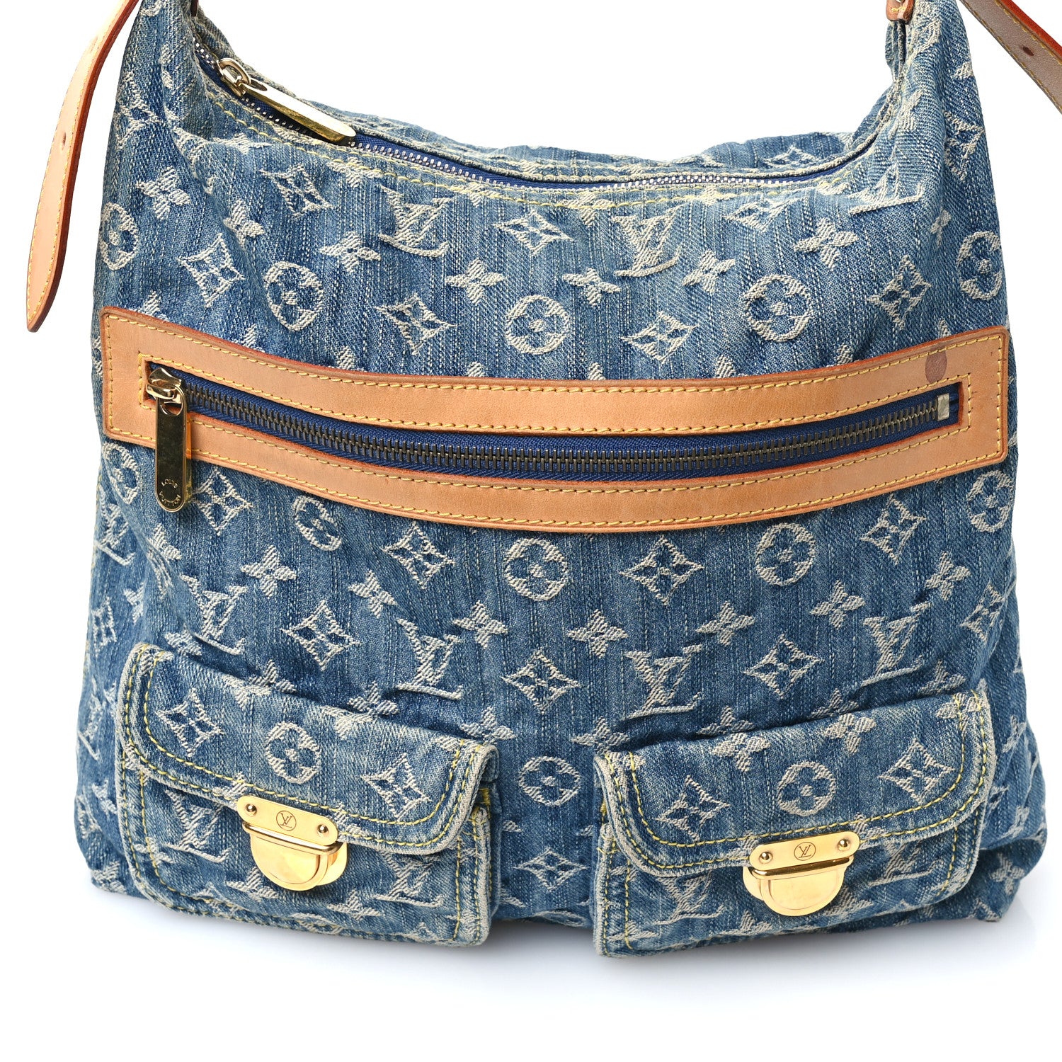 Louis Vuitton Denim Baggy GM Blue 8 of 10