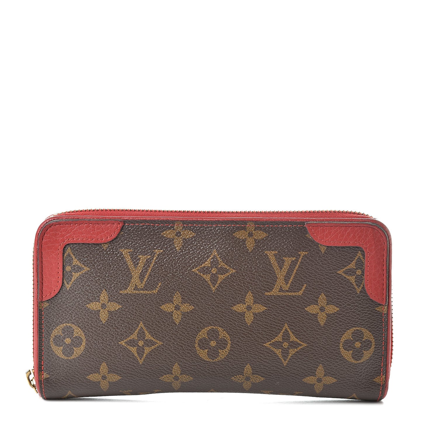 Monogram Retiro Zippy Wallet Cherry