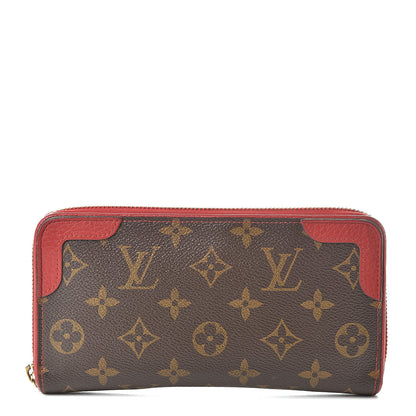 Louis Vuitton Monogram Retiro Zippy Wallet Cherry 1 of 14