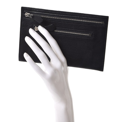 Hermes Veau Rodeo Zippered Pouch Black 2 of 7