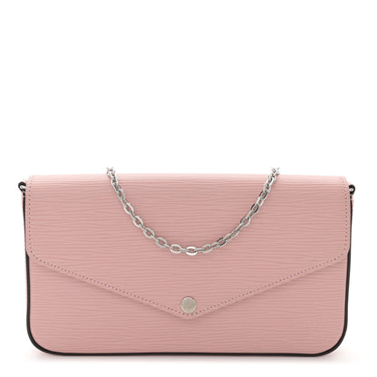 Louis Vuitton Epi Pochette Felicie Rose Ballerine 1 of 10
