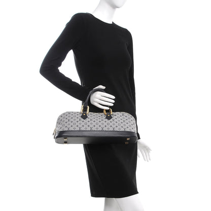 Louis Vuitton Mini Monogram Alma Long Blue 2 of 13