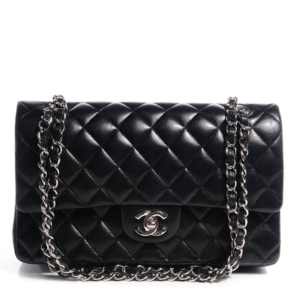 Chanel Lambskin Medium Double Flap Black 1 of 8