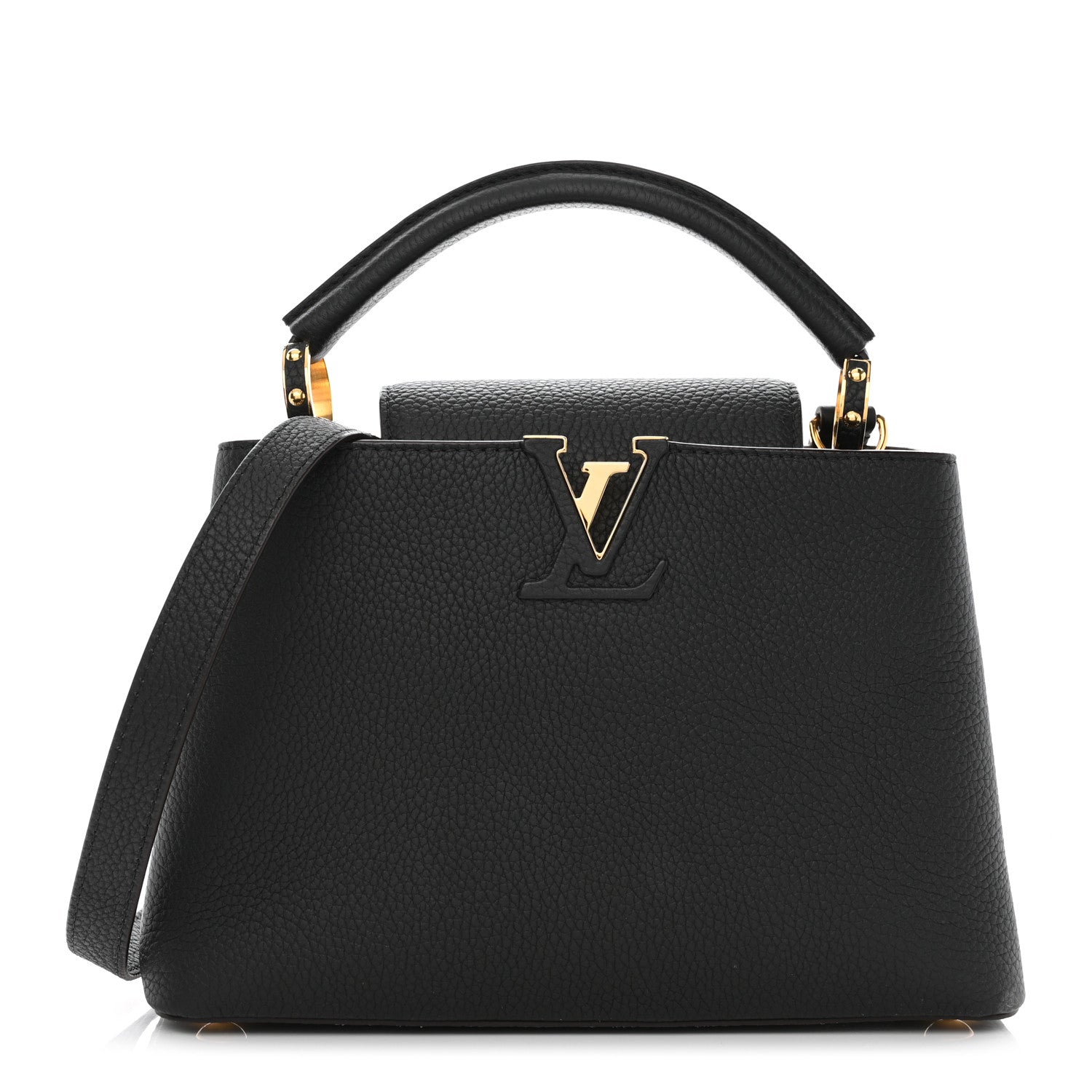 Louis Vuitton Taurillon Capucines BB Black 1 of 9