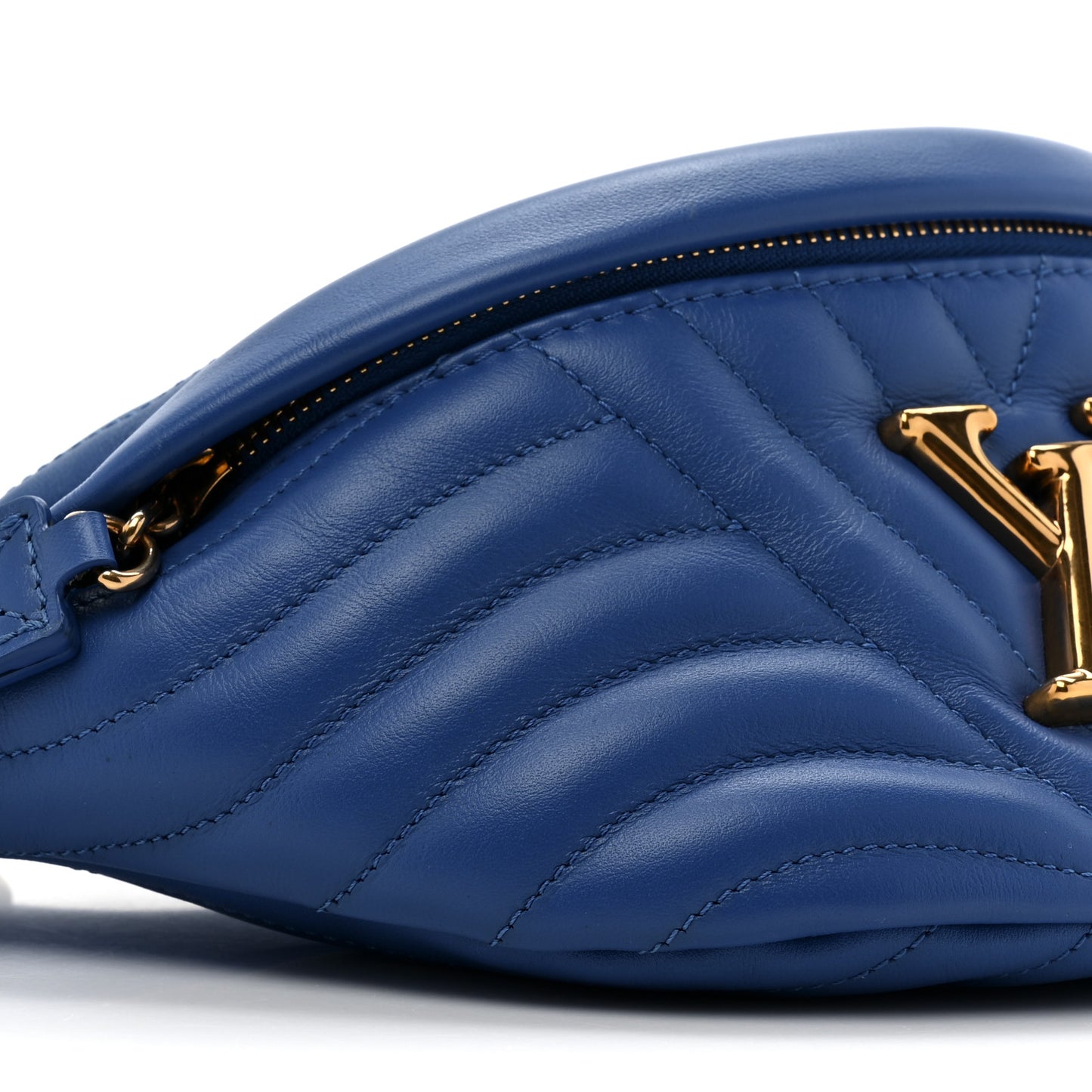 Calfskin New Wave Bumbag Blue Neon